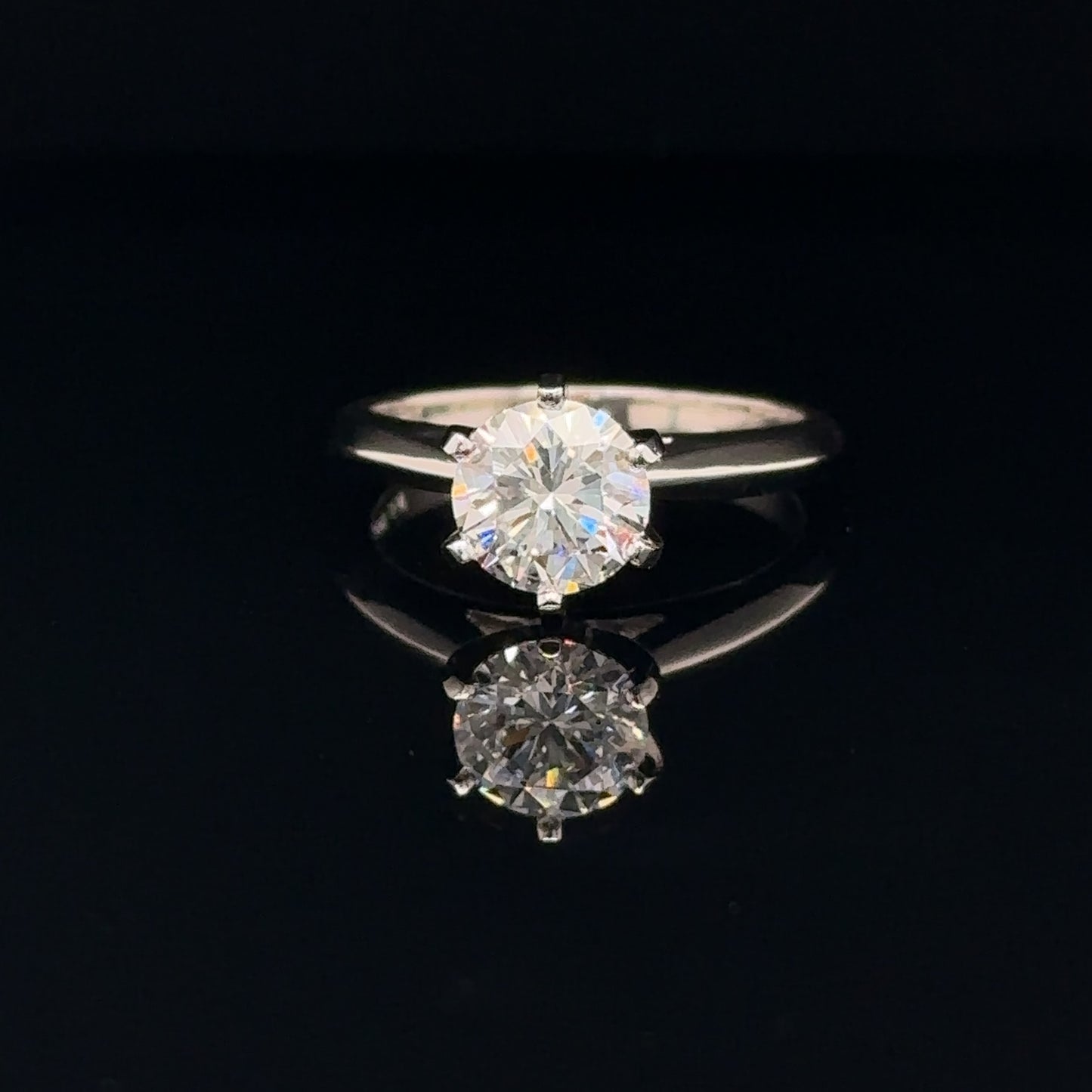 GIA Certified Diamond Solitaire Engagement ring