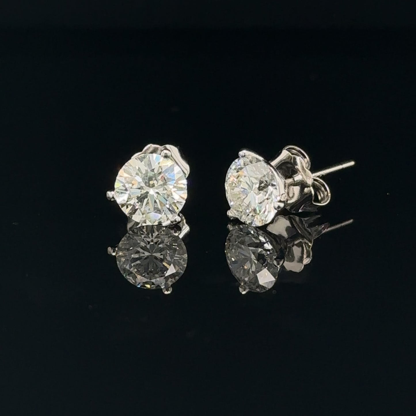 GIA Certified Diamond Stud Earrings