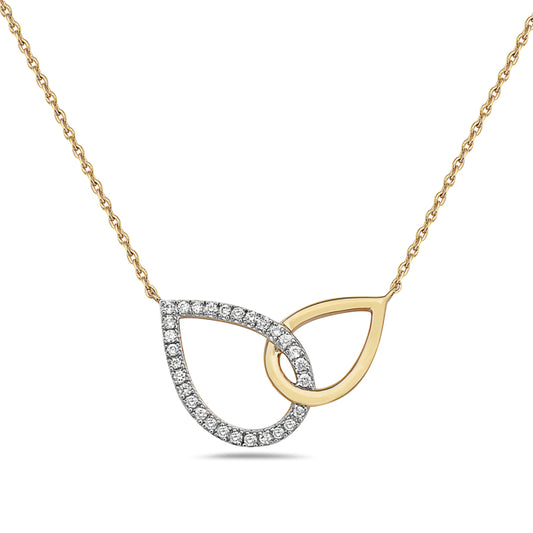 Two-Tone Gold and Diamond Necklace